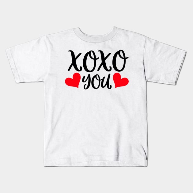 XOXO You Kids T-Shirt by Coral Graphics